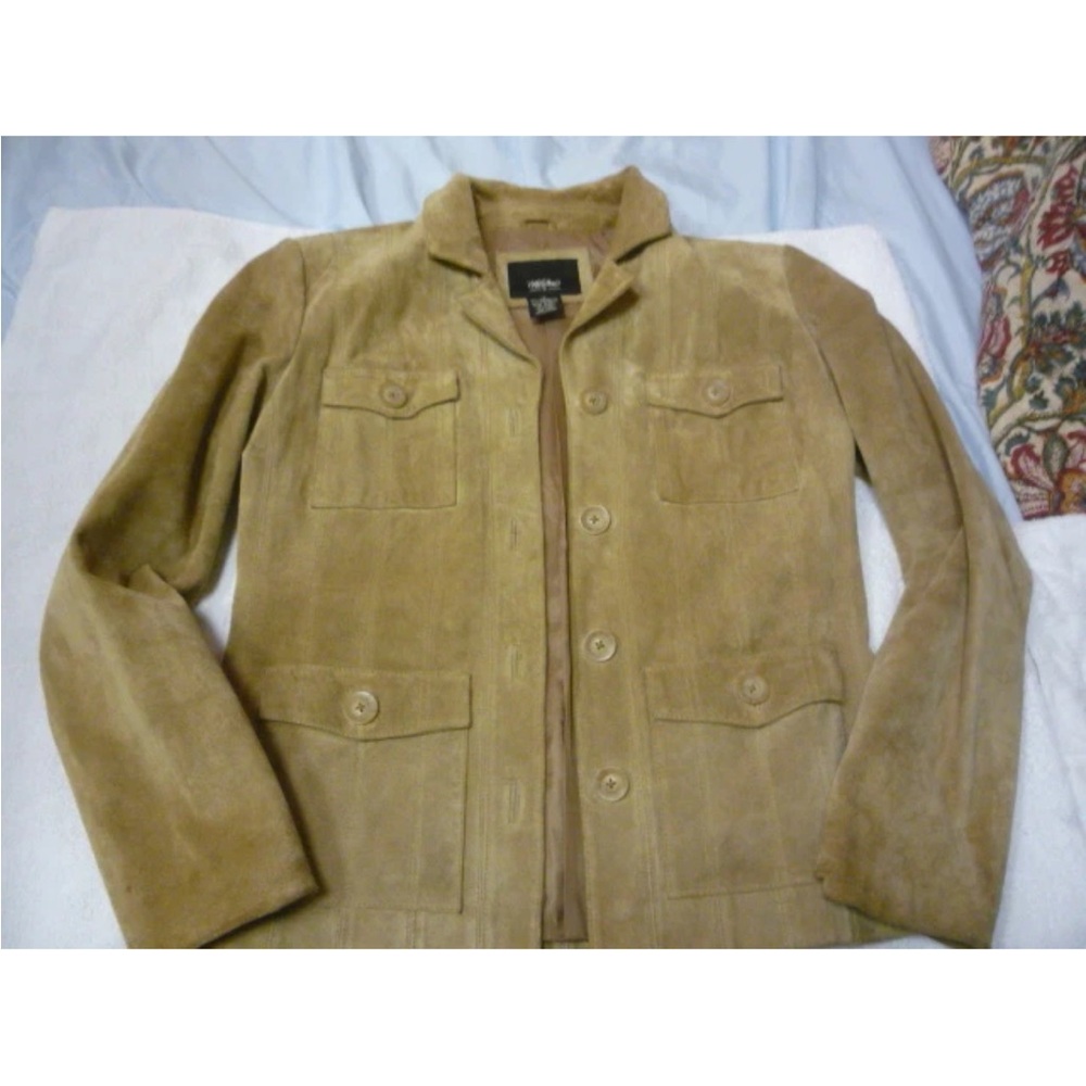 Suede Tan Jacket - Picture 5 of 6